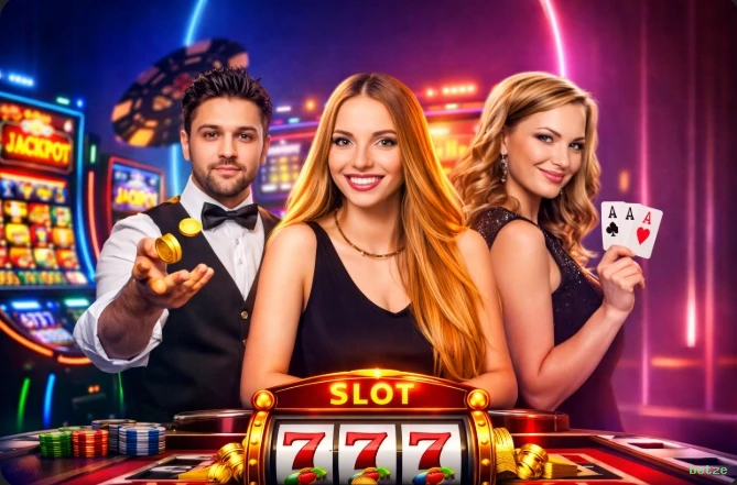 Imagem promocional da experiência de game da betze